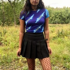 Shock wave crop top